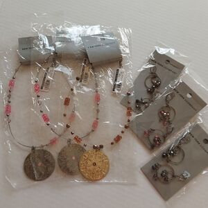 New York & Company 6 Piece Jewelry Lot - (3 Necklace-3 Earrings)  NWT